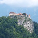 Burg in Bled über dem Bleder See
